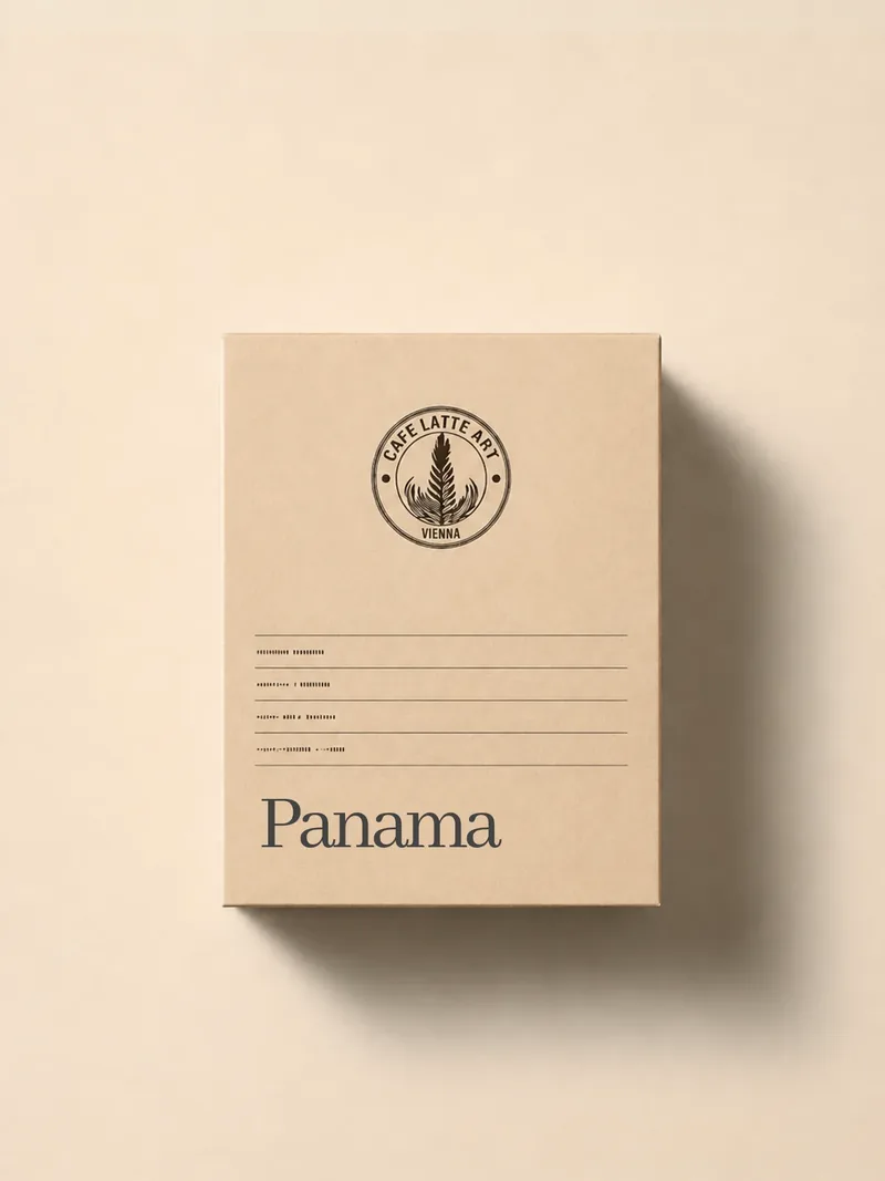 Kaffeepackung Panama von Cafe Latte Art